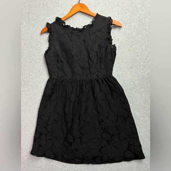 Tulle Black Floral Dress - Picture 1 of 7